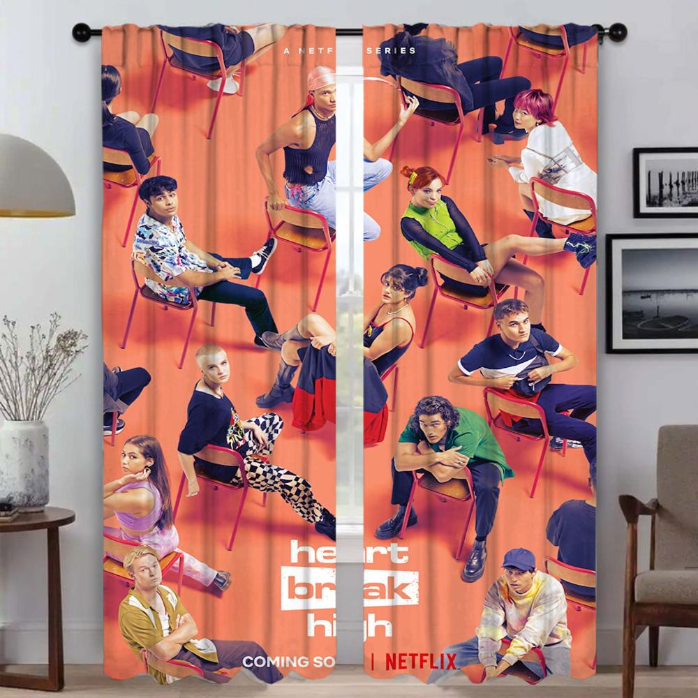 Кофейная чашка, торт, конфеты, современные шторы для зала, гостиной, кухни, спальни для мальчиков и девочек, длинные шторы для окон, декор для дома