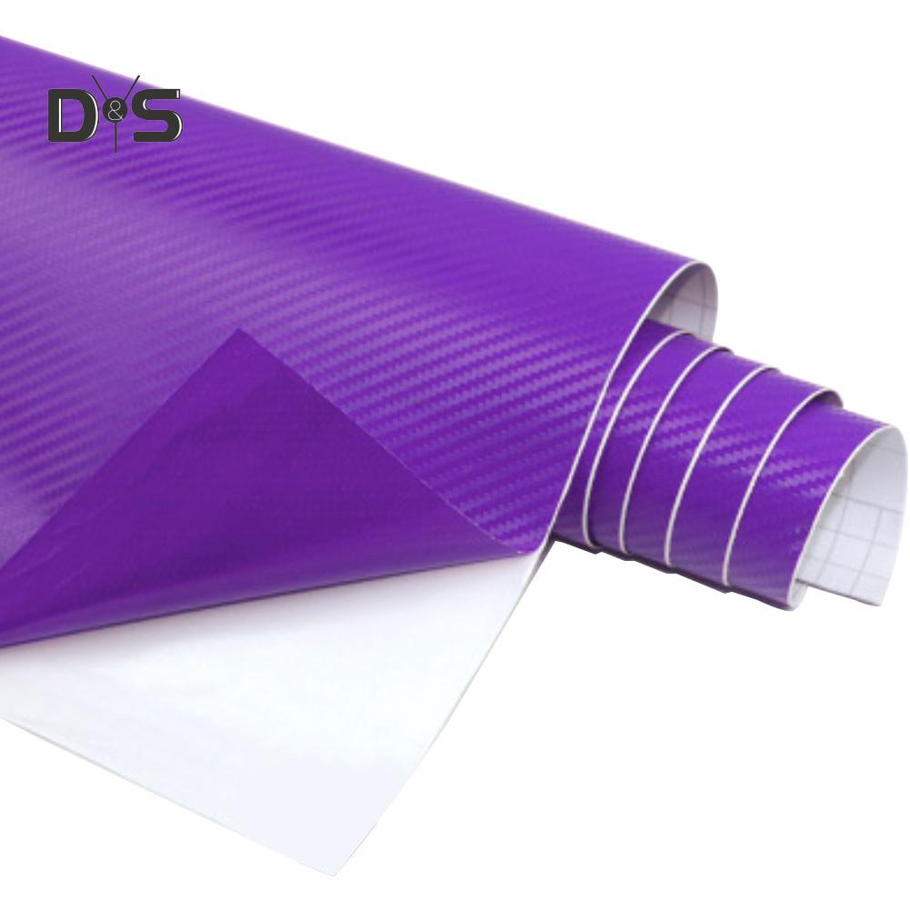 DYS Auto Shop 3D Thickened Car Body Carbon Fiber Color Changing Decor Wrapping Film Sticker