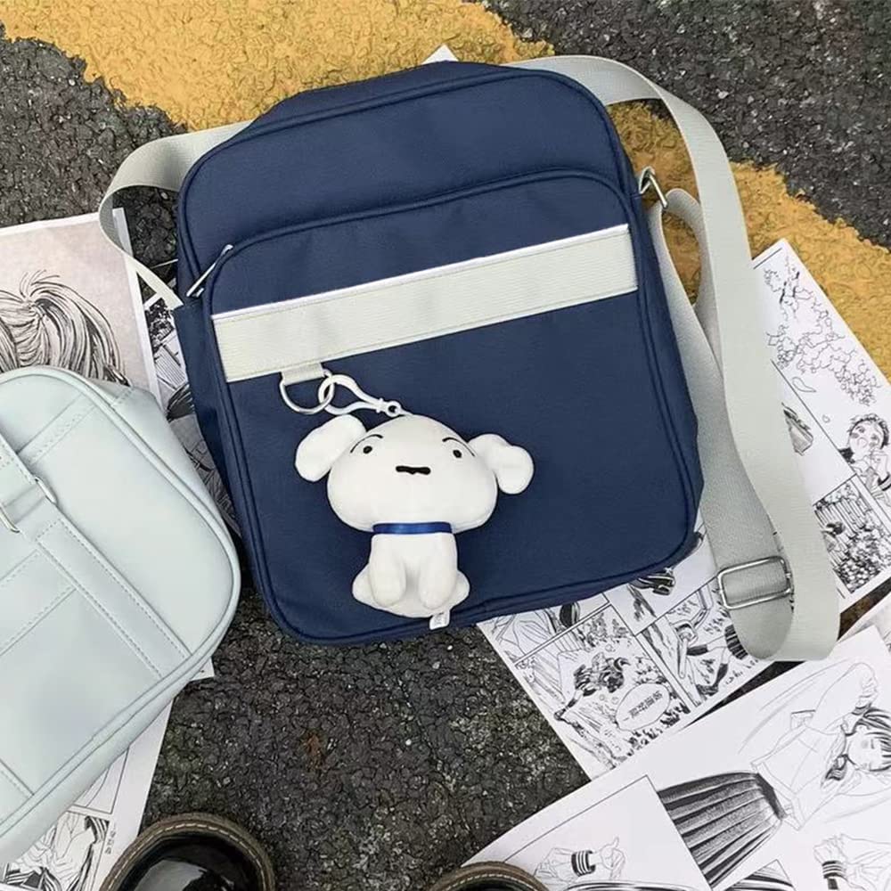 School A4 Shoulder Nylon High School Cute JK High School Student [Eolluka] Bag, Bag, Bag, Bag, Uniform, Bag,