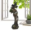 Forest Goddess Statue Decoration Resin Sculpture Art Handicraft Tree God Garden Ornament HealingChakra Meditation Mythic