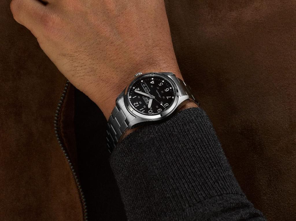 Seiko Часы с автоматическим ручным заводом Overseas Model Black SRPJ81K1 Men's [Товар]