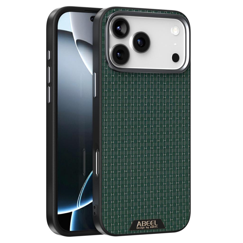 Чехол ABEEL для iPhone 17 Pro Max, совместимый с MagSafe, с текстурированной микро-тиснёной задней крышкой