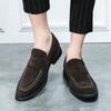 Pointed Men's Loafers Minimalist and Versatile Styles Wedding Party Leisure Business Outdoor Walking Men's Slip On Shoes New