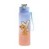 750ml Cartoon Letter Printed Lovely A-Z Water Cup Portable Children Plastic Cartoon Outdoor Sport Large Capacity Water Bottle