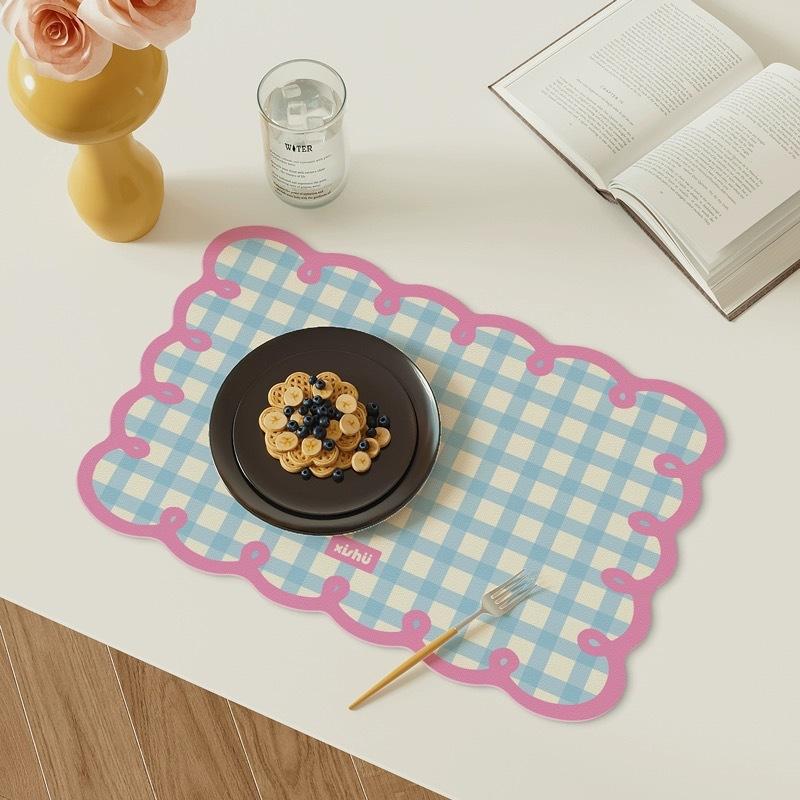 Rectangular Diatom Mud Placemat Heat Insulation Anti Skidding Dish Mat Pad Absorbent Pads Table Decoration And Accessories Mat