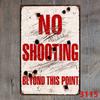 Custom Gun Humor Tin Sign for Restaurant, Bar, or KTV Decor