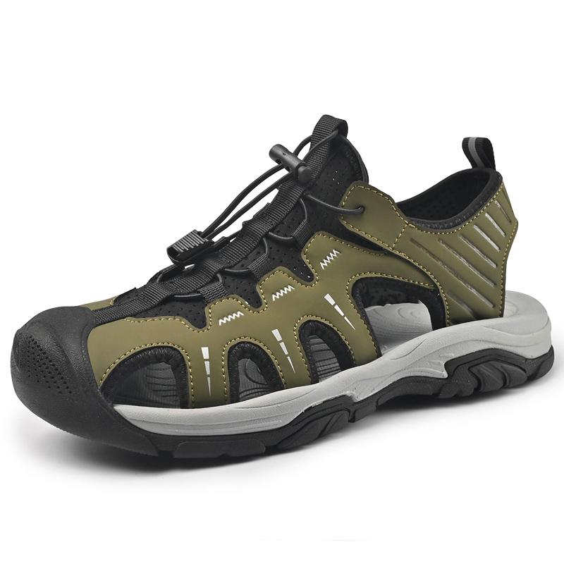 Genuine Leather Men Sandals Summer Men Beach Sandals Outdoor Sandals For Men