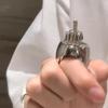 Забавное всплывающее кольцо на средний палец, розыгрыш, подарок на средний палец, забавное кольцо для снятия стресса, интерактивное кольцо на средний палец, выражающее настроение