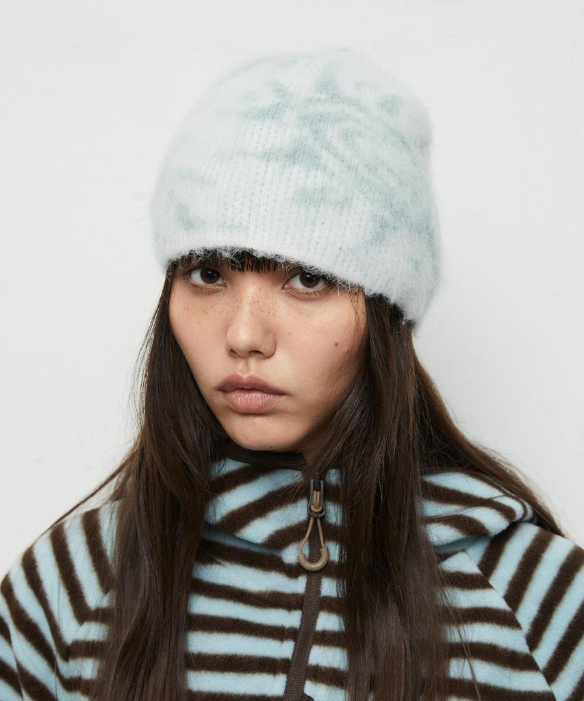 MAHAGRID Hairy Solar Beanie[Ivory]
