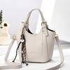 Stylish Ladies Pu Leather Tote Bag With Large Capacity And Zipper Closure For Everyday Use