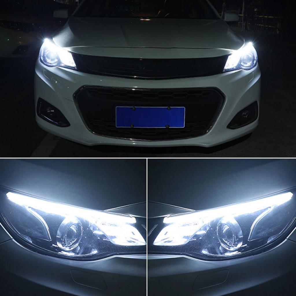 Ультратонкий двойной светодиодный автомобильный дневной ходовой фонарь DRL