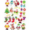 Christmas Stickers and Company 1.7 To 7.5 Cm 30 Pieces