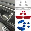 Car Seat Adjust Button Cover Sticker for Mercedes Benz  C E Class W204 W212 GLE W166 ML GL GLS