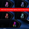 Creative Fun Heart  Lamp Car Interior Windshield LED  Decorate Lamp Hand Gesture Sign Light 5V USB & Solar Powered No-Wire Heart Neon LED Light