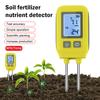 Garden Soil NPK Detector Soil NPK Analyser Meter 0-1999mg/kg Dual Needle Nutrient Fertilizer Detector Temp Meter for Garden Farm