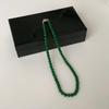 Elegant Green Agate Beaded Necklace for Women - Fresh, Simple, and Versatile Choker