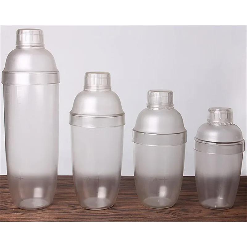 Пластиковый шейкер для коктейлей мартини 350 мл/530 мл/700 мл/1000 мл Миксер для винных напитков, винный шейкер, чашка для миксера для напитков, барная утварь, барный инструмент boston