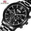 VA VA VOOM 2022 New Fashion Mens Watches with Stainless Steel Top Brand Luxury Sports Chronograph Quartz Watch Men Relogio Masculino