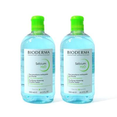 Bioderam Sebium H2O Очищающая вода 500 мл x 2 упаковки