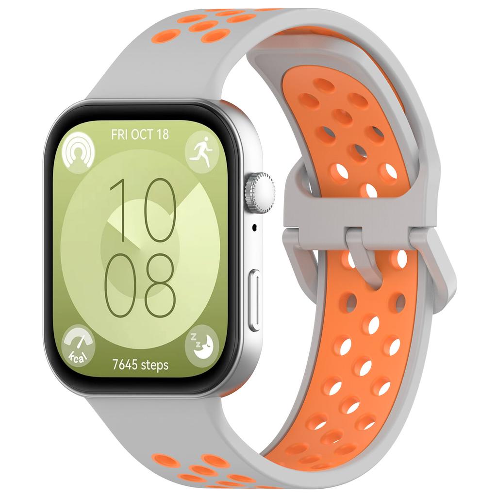 Two-color silicone For Huawei Watch Fit 4/4 Pro/3 Soft Comfortable Sports Bracelet wristband Correa For Huawei Watch Fit 4 Belt
