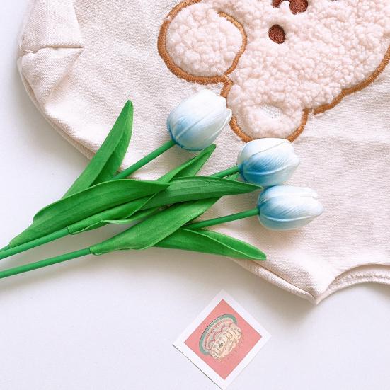 Искусственные цветы, яркий реквизит для фотографий, красивые, практичные, настоящие сенсорные цветы, букет тюльпанов, товары для вечеринок