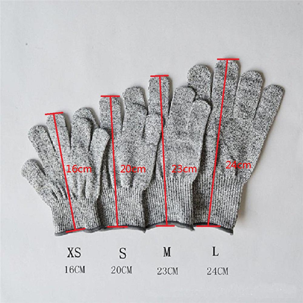 1 Pair Safety Anti-cut Gloves Kitchen Butcher Cut Heat Proof Stab Resistant Hand Glove