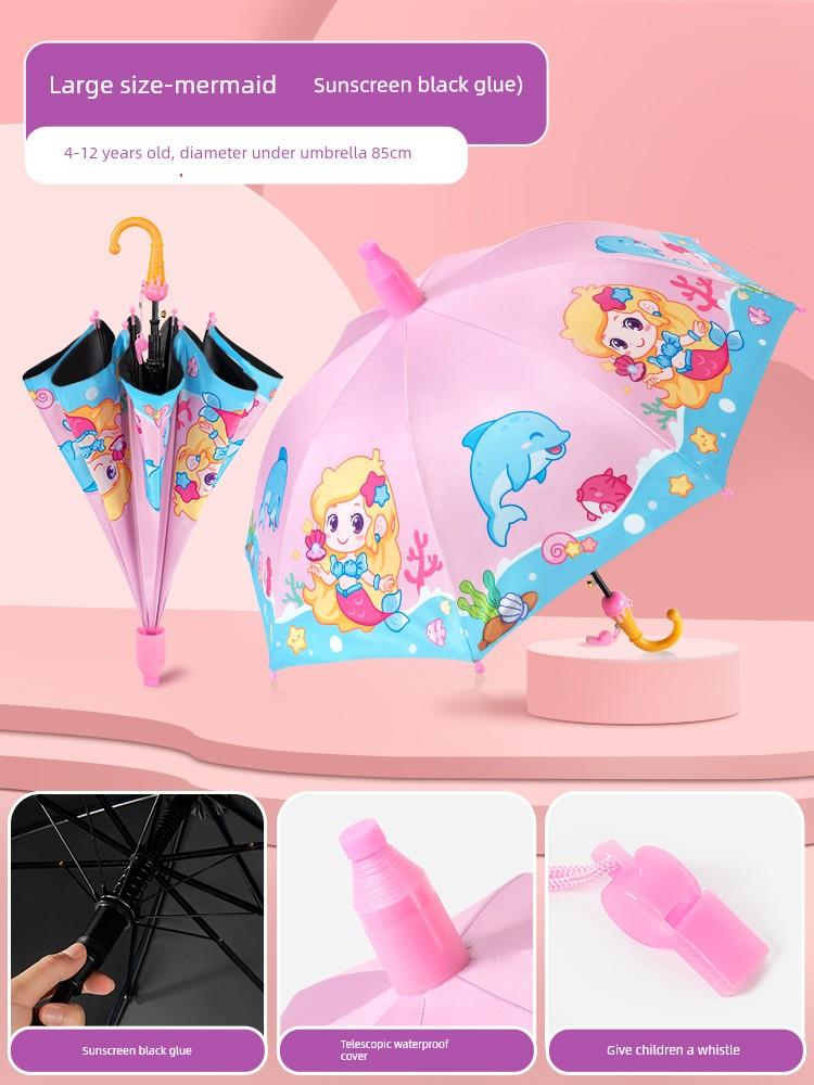 Children's Umbrella for Elementary School Boys, Kindergarten Girls, Special for School Use, Kids' Umbrella for 8-Year-Old Girls, 9