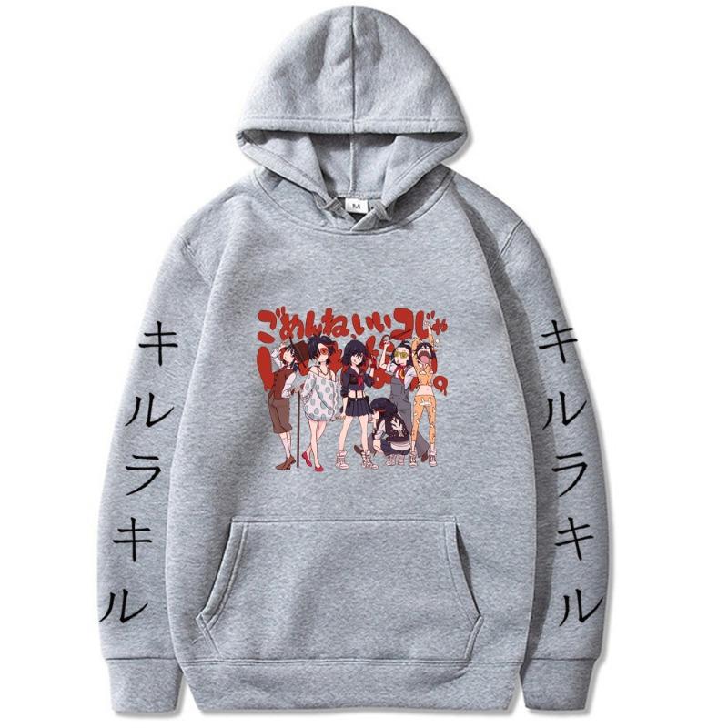 KILL La KILL Японская Анимация Толстовка Мужская Женская Харадзюку Пуловер Уличная Одежда Унисекс Осень Зима Утепленная