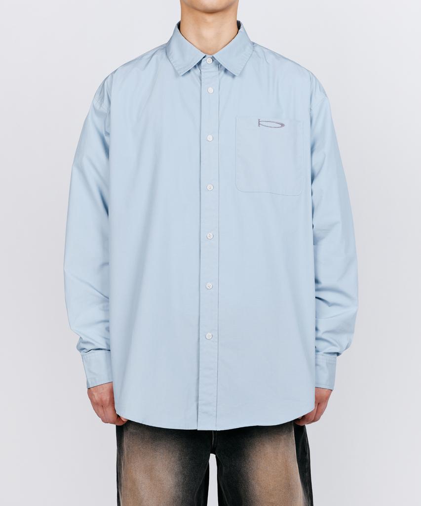 PHYSICAL DEPARTMENT P-Active Oversized Shirt Light Blue
