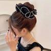 1/4Pcs New Korean Retro Folded Chiffon Oversize Scrunchies Women Sweet Temperament Fashion Exaggerated Hair Band Hair Accessorie