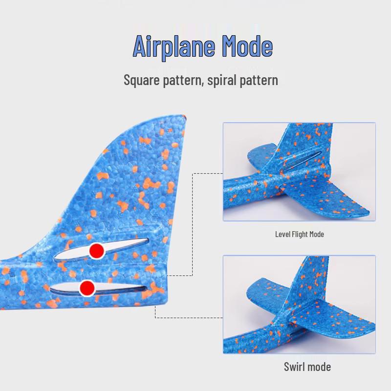 Upgraded Foam Hand-Thrown Glider - Lightweight Model Airplane for Outdoor Play