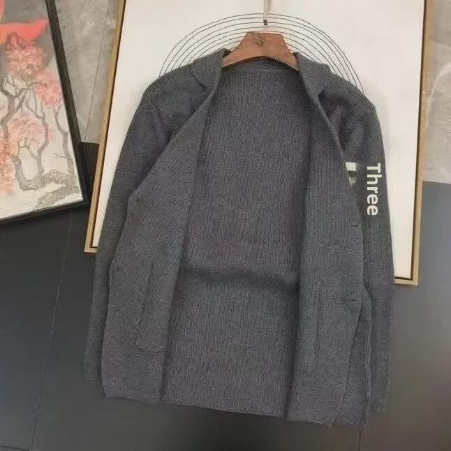 Мужской комплект поло Romon весна-лето и осень - модный повседневный дизайн с лацканами