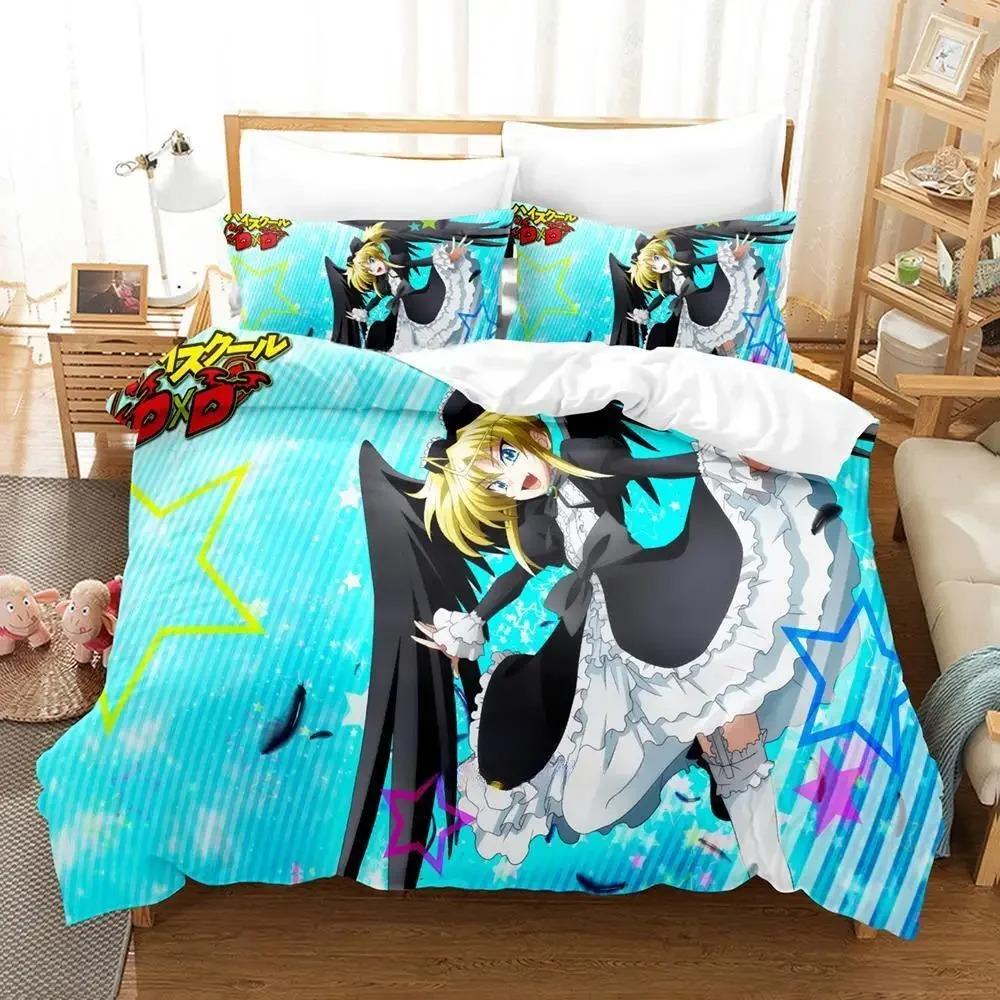 Новый комплект постельного белья Kawaii High School DxD Single Twin Full Queen King Size Bed Set Adult Kids Bedroom Duvet cover Sets Anime Bed