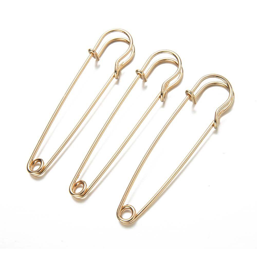 10pcs Metal Large Safety Pins 50/60/70mm Craft Making Materials High Quality Brooch Pins DIY