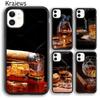 Krajews Чехол для телефона с изображением сигары и виски со льдом Для iPhone 17 Air 16 15 14 plus 11 12 13 pro max Plus coque Fundas