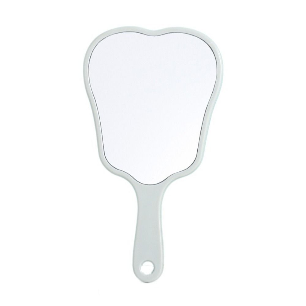 Пластиковое зеркало в форме зуба, портативное зеркало для макияжа высокой четкости, домашний декор
