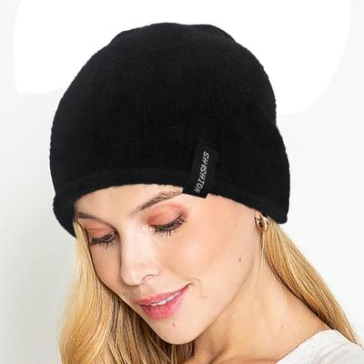 Новая вязаная шапка из пряжи с закрученным краем, мужская и женская вязаная шапка