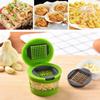 Многофункциональный пластиковый пресс для чеснока, пресс для грязи, слайсер для хранения кубиков, кухонный удобный гаджет для овощей, пресс для чеснока