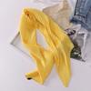 Women Pleated Scarf Solid Color Lightweight Breathable Scarf Soft Comfortable All-Season Shawl Scarf Everyday Wear