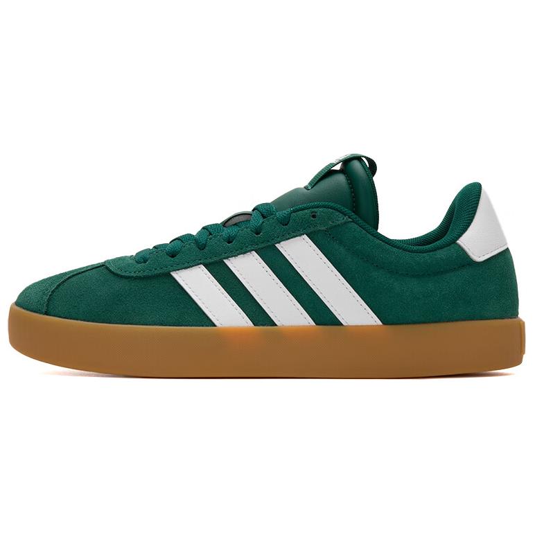 Adidas VL COURT 3.0 Anti Slip Wear Resistant Low Top Skateboard Shoes Unisex Green White Sneakers JP8571