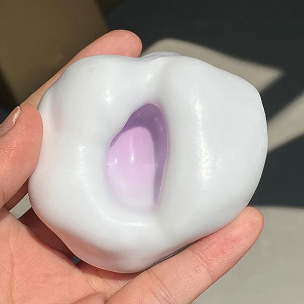 Сквиши Супермягкий На ощупь Настольные Игрушки Ультратонкая Ледяная Кожа Игрушка для Снятия Стресса Снимающая Стресс Липкий Шарик Ручной Работы Мини Подарки