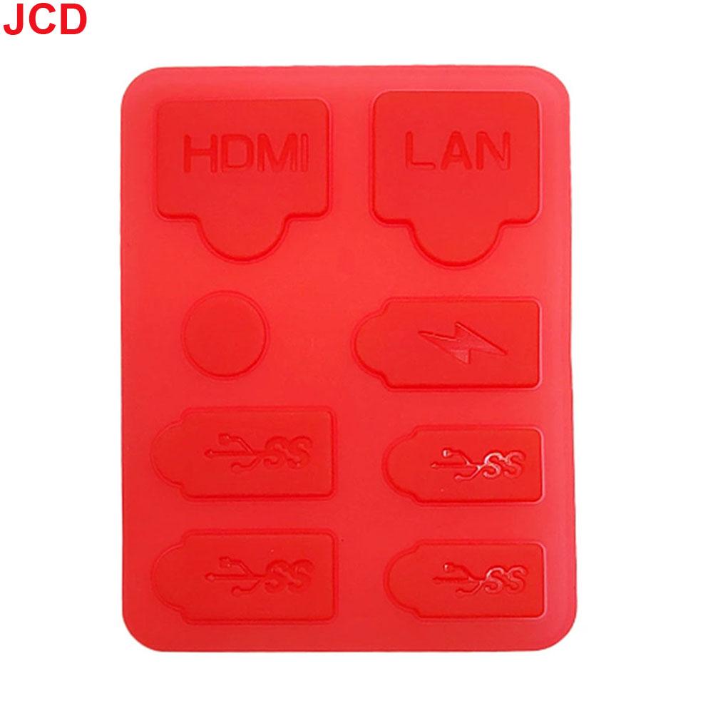 JCD 1set Dust plug Prevent Protective Cover Silicone Case Anti-dust USB Ports Dustproof Kit For PS5 Slim Console