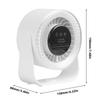 Newest 100-Speed Touch Control Desk Fan with LED Light, Ultra-Quiet USB Personal Fan, Portable Cooling Fan for Office/Home/Dorm