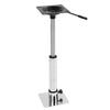 Boat Seat Pedestal Base Mount Kit Stainless Steel Adjustable 400 500mm Thread Rotatable for Yachts Ships Pontoon Bridge