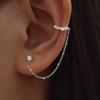 Серьги-подвески Цепочка Зажимы-клипсы на уши Стиль Ear Cuff Серьги в стиле Helix Простой стиль Серьги для козелка Ухо