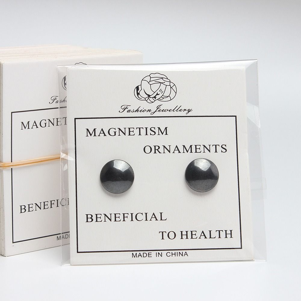 Simplicity Earless Piercing Geto Suguru Cosplay Ear Clips Black Magnetic Earrings Unisex