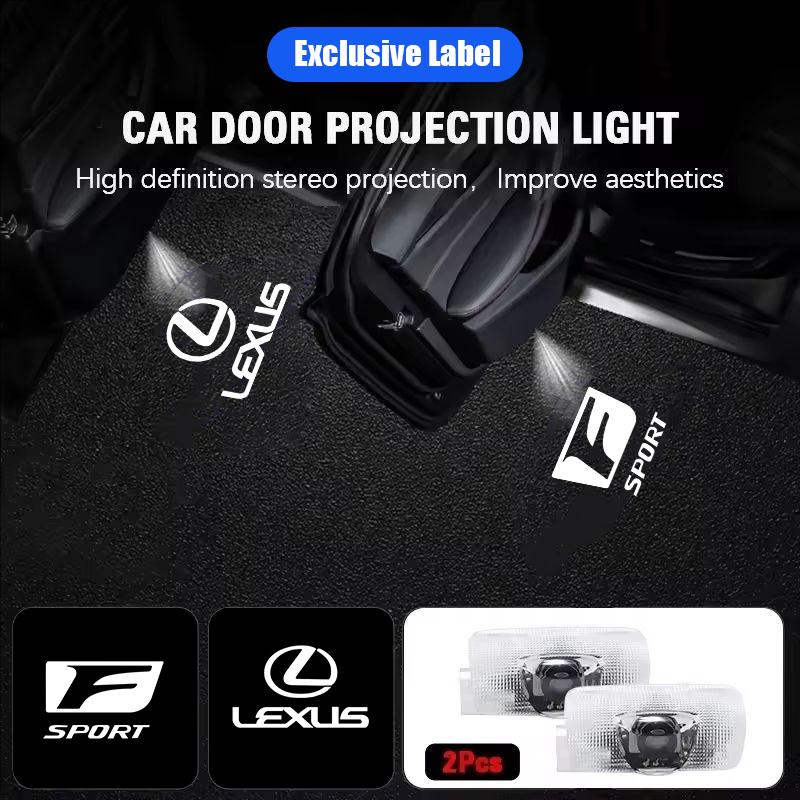 Для Lexus F SPORT IS250 IS200 CT200h GS300 LS430 RX450h LX570 IS300 ES300h ERX40 Светодиодная подсветка Проектор на дверь автомобиля Приветственный свет для автомобиля