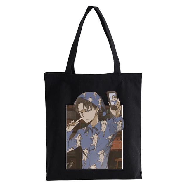Атака Титанов Атака Титанов Shingeki No Kyojin холщовая сумка mochilas школа аниме дизайнер сумка женская сумка-шоппер Bolsas