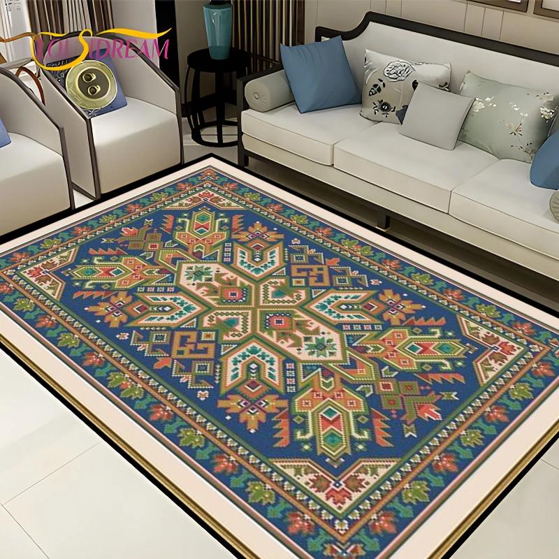Винтажный персидский ковер для гостиной, спальни, богемный, турецкий, марокканский, этнические ковры, противоскользящий, мандала, геометрический, придверный коврик, коврик-постер