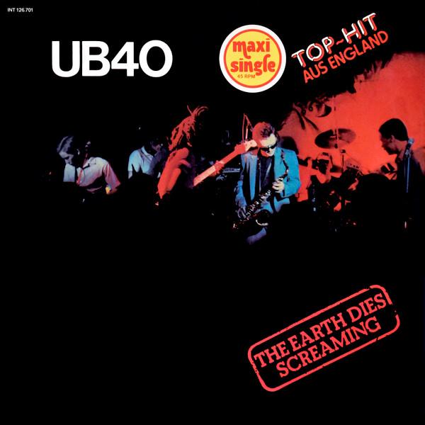 Виниловая пластинка UB40 Earth Dies Screaming INT126701 Graduate Record 1980 Германия Регги Ска Даб Б/у